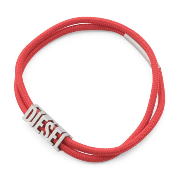 DIESEL Men's Red Gunmetal Griff Chronograph Watch And Bracelet Set - Picture 3 of 5